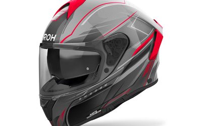 Casco integrale Airoh Spark 2 Shadow Red Gloss helmet casque