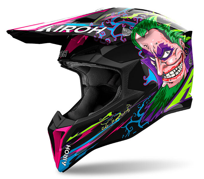 Casco cross Airoh Wraaap Music helmet casque