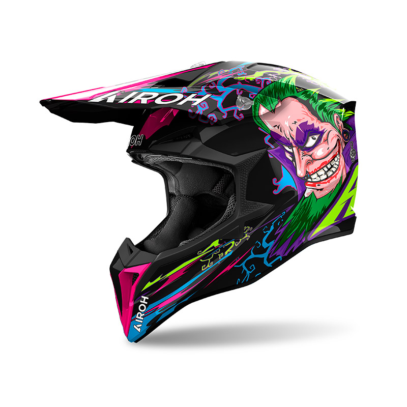 Casco cross Airoh Wraaap Music helmet casque