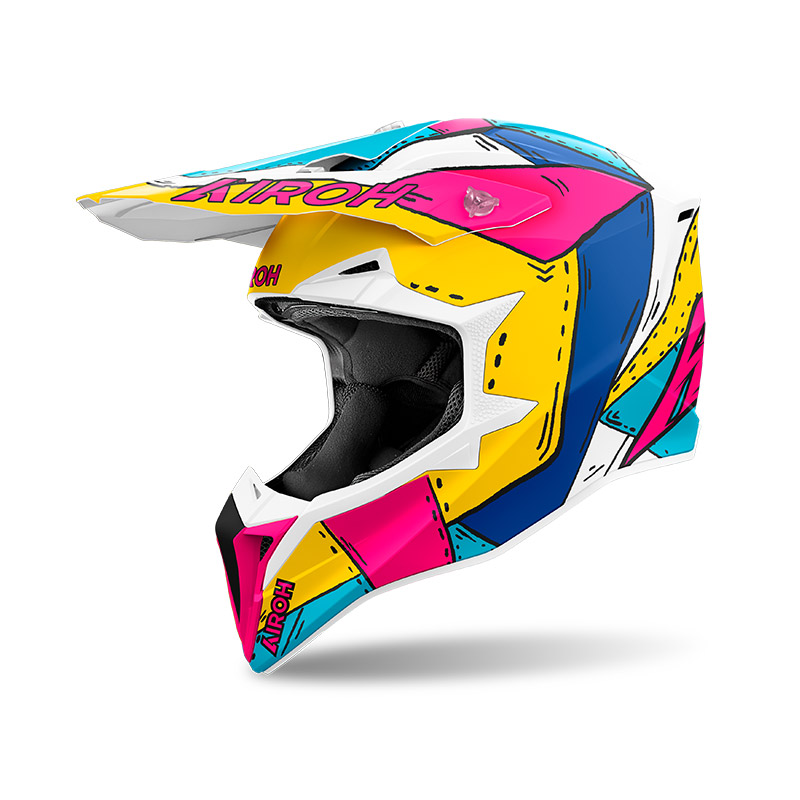 Casco cross Airoh Wraaap Paint Matt helmet casque