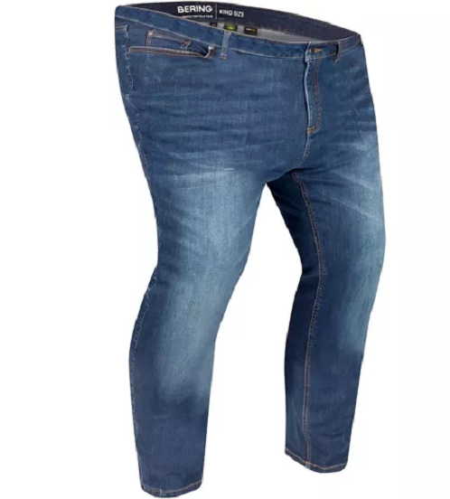 Jeans Moto Uomo Bering Trust King Size Blu Pant