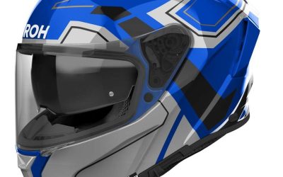 Casco integrale Airoh Spark 2 Dart Blu Gloss helmet casque
