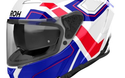 Casco integrale Airoh Spark 2 Dart Blu Red Gloss helmet casque