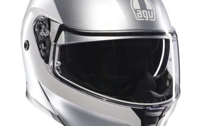 Casco modulare Agv Streetmodular Levico Matt Double Light Grey helmet