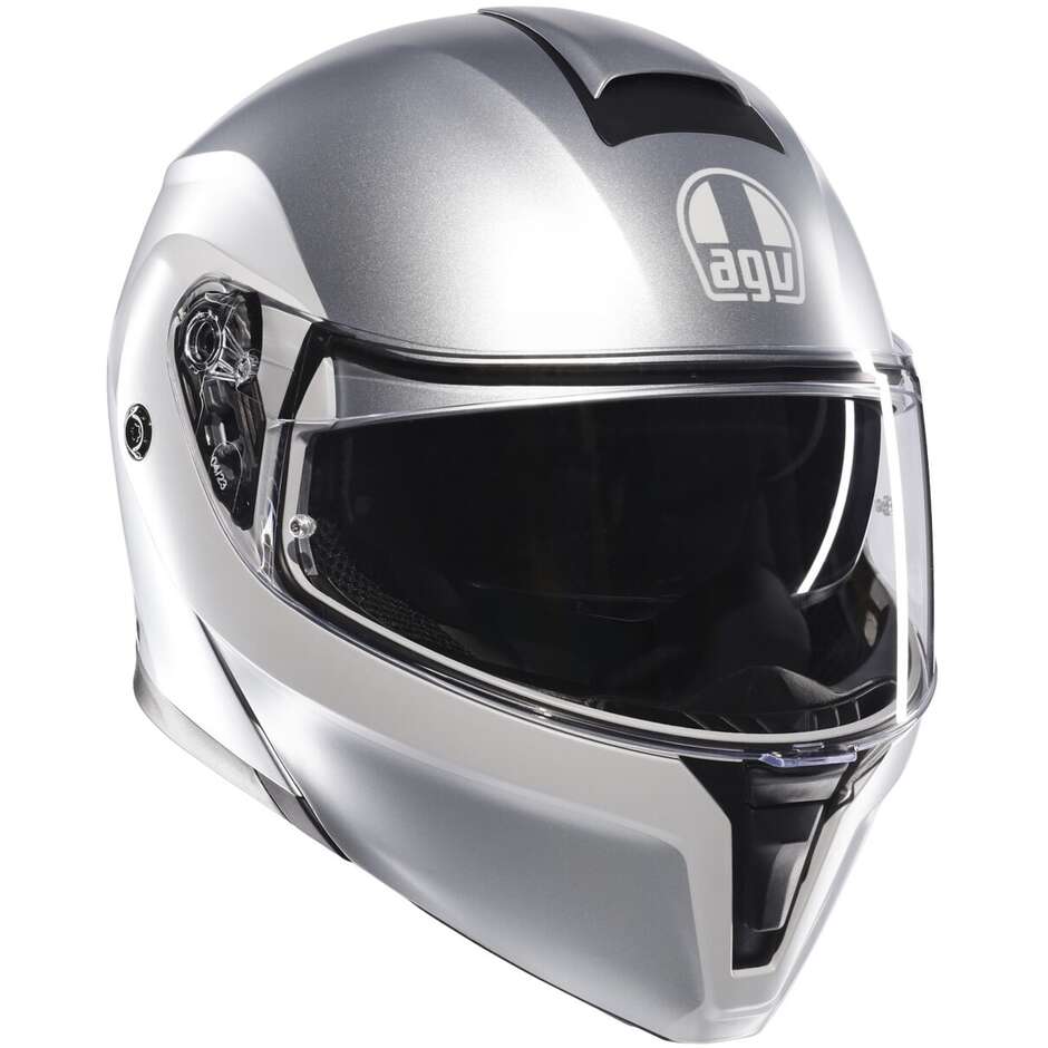 Casco modulare Agv Streetmodular Levico Matt Double Light Grey helmet