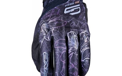 Guanti Moto Donna Five RSR3 EVO Flower Boreal Gloves donna