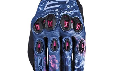Guanti Moto Donna Five STUNT EVO 2 Flowers Pink Gloves donna