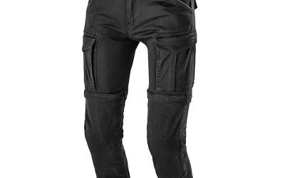 Jeans Macna Arrival Black Cargo Moto Pant
