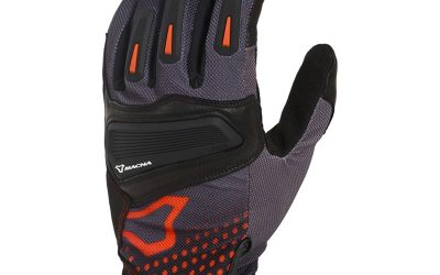 Guanti Moto Estivi Macna Jugo Black Grey Red Uomo Moto