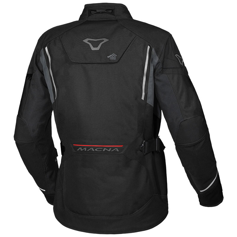 Giacca moto touring Macna Mundial Black Grey