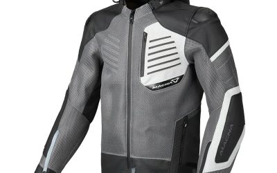 Giacca pelle Macna Risant Grey Black jacket