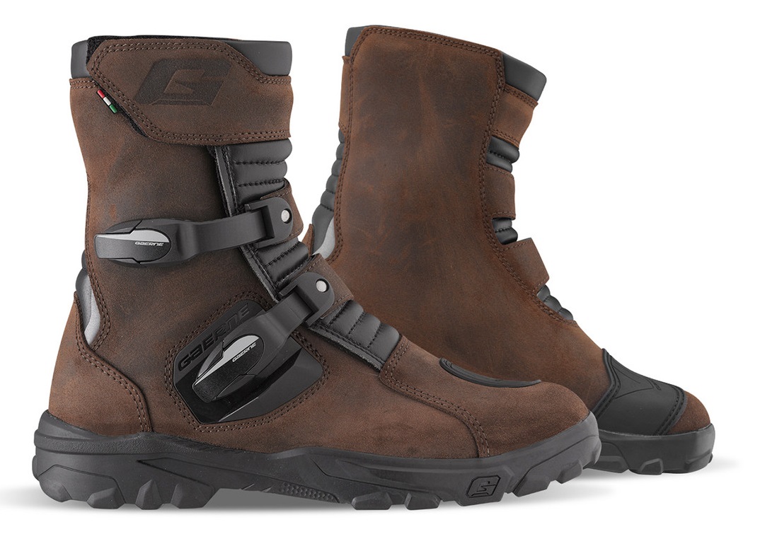 Stivali Stivaletti moto Gaerne G-DUNE AQUATECH marrone brown adventure boots