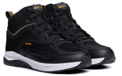 Scarpe DONNA Moto Tcx NALBAK AIR WOMAN Black Gold Lady shoes