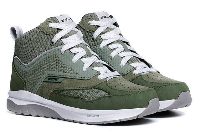 Scarpe DONNA Moto Tcx NALBAK AIR WOMAN Green Grey Lady shoes