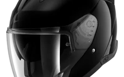 Casco SHARK Skwal I3 JET BLANK Black Gloss helmet