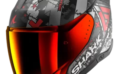 Casco SHARK Skwal I3 JET Hellcat Red Matt helmet