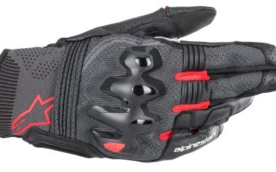 Guanti pelle Alpinestars Morph Sport Black Bright Red gloves