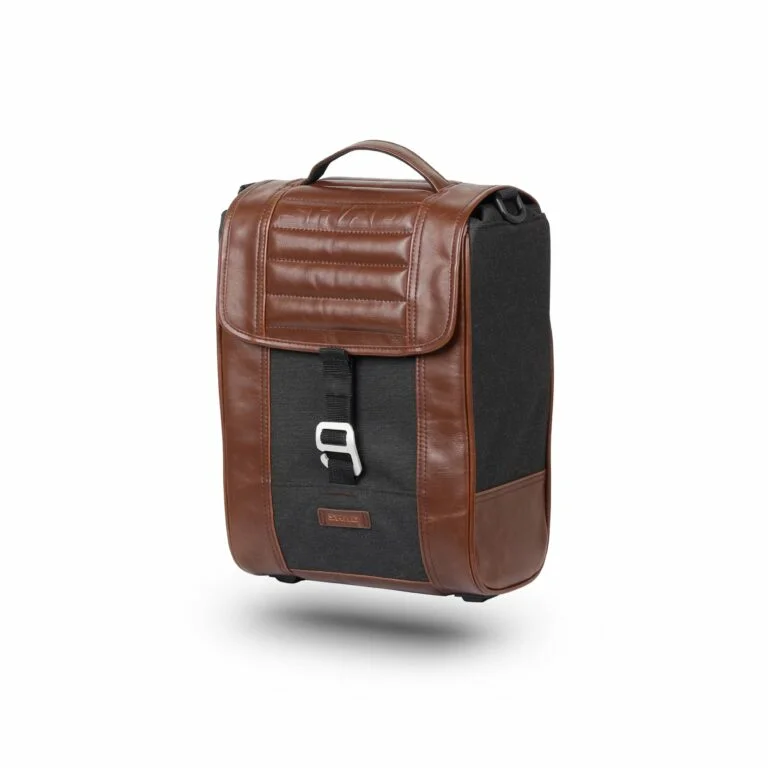 BORSA MORBIDA LATERALE SHAD TERRA SR38 CAFE RACER BROWN