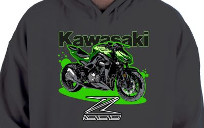 Felpa personalizzata Kawasaki Z1000 Hoodie Sweatshirt