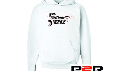 Felpa bianca personalizzata Yamaha Tenere 700 Hoodie Sweatshirt T7