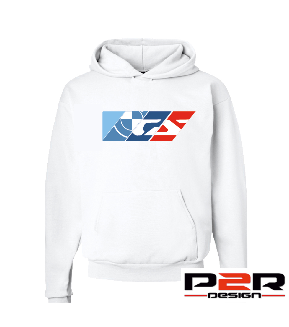Felpa bianca personalizzata BMW GS Hoodie Sweatshirt
