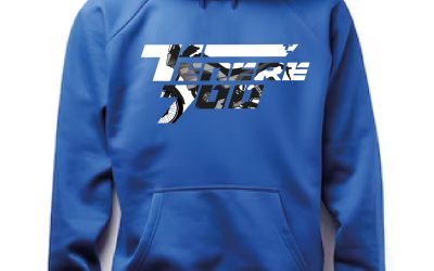 Felpa blu personalizzata Yamaha Tenere 700 Hoodie Sweatshirt T7