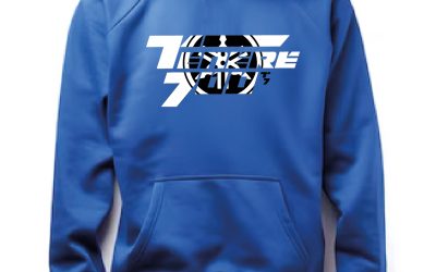 Felpa blu personalizzata Yamaha Tenere 700 Hoodie Sweatshirt