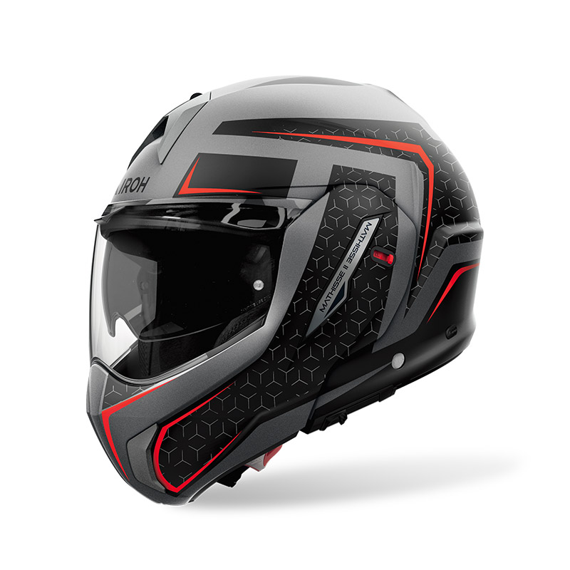 Casco modulare ribaltabile moto Airoh Mathisse II 2 MAGNET MATT flip-back reverse helmet casque