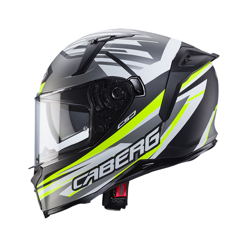 Casco integrale moto Caberg Avalon x kira giallo yellow fluo helmet casque