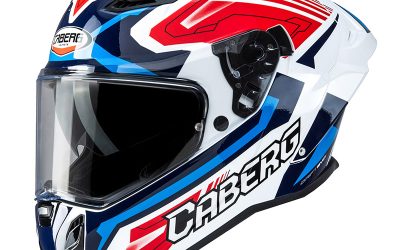 Casco integrale Caberg Drift Evo 2 JARAMA WHITE BLU RED helmet casque