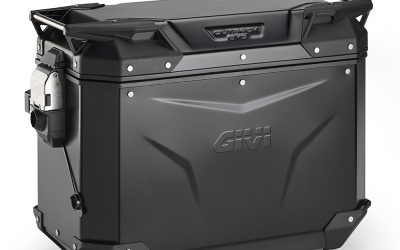 Valigia laterale Givi OBKEV44BR Trekker Outback Evo 44 Smart Lock destra Alluminio nero