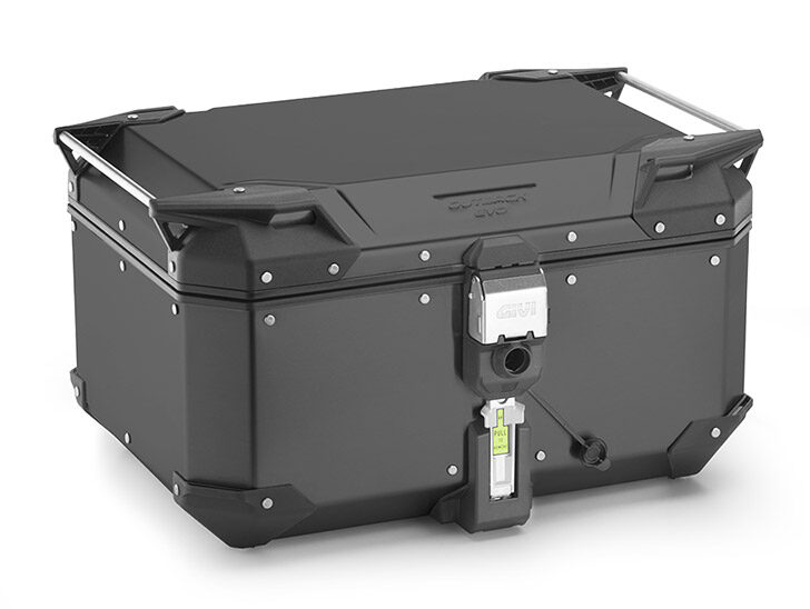 Bauletto Givi OBKEV58B Trekker Outback Evo 58 Smart Lock Alluminio nero Top case