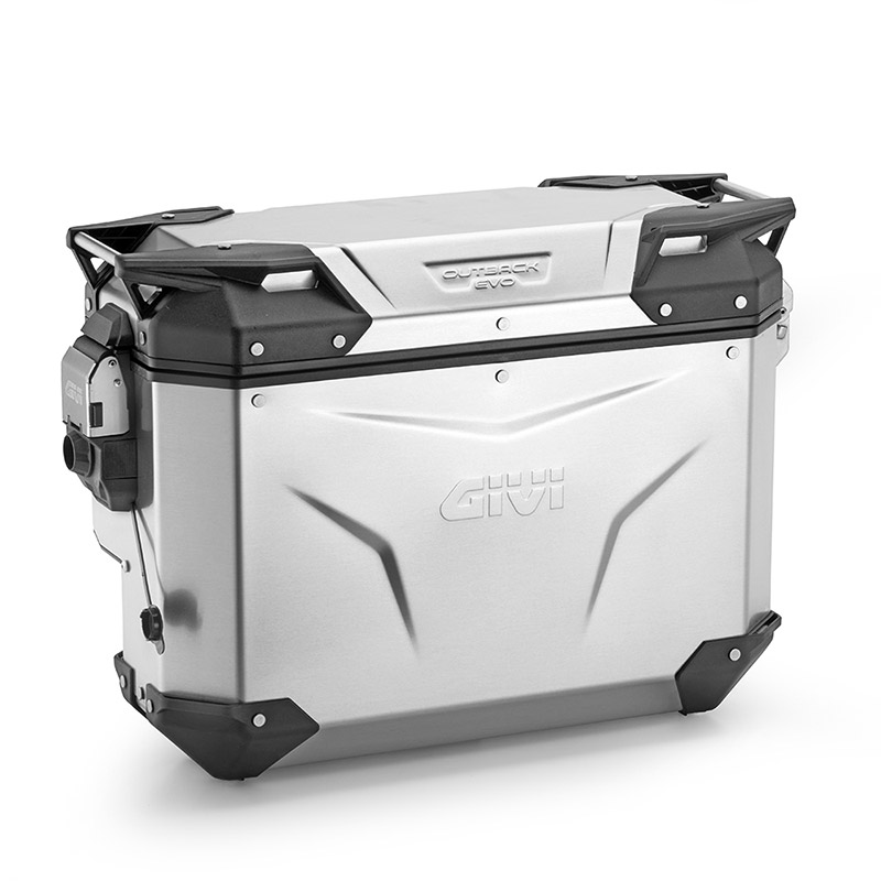 Givi Trekker Outback Evo 33 Smart Lock Destra Alluminio Grigio