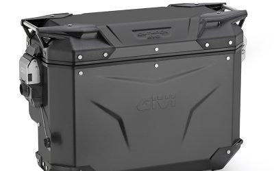Valigia laterale Givi OBKEVS33BR Trekker Outback Evo 33 Scantonata Smart Lock Destra Alluminio Nero