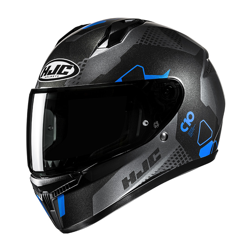 Casco integrale Hjc C10 ASPA MC2 BLU helmet casque