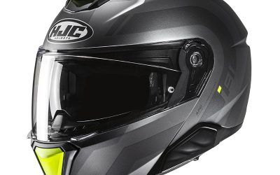 Casco modulare HJC I91 ARVEN MC3HSF MATT GREY YELLOW casque