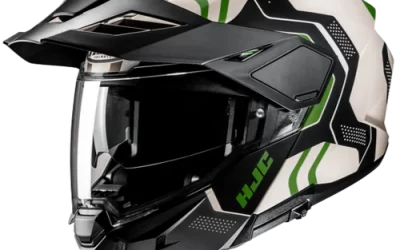 Casco modulare Adventure HJC I80 VELLY MC4SF GREEN casque