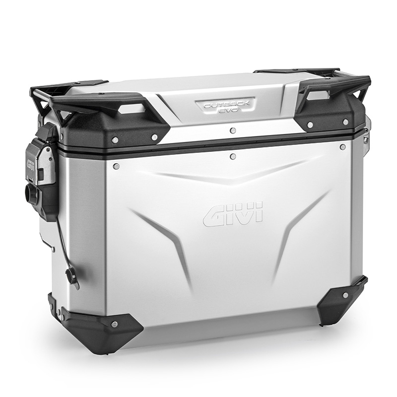 Givi Trekker Outback Evo 33 Scantonata Smart Lock Destra Alluminio Anodizzato
