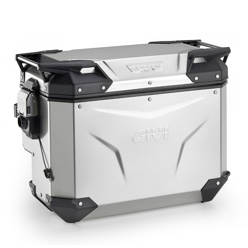 Valigia laterale OBKEVS40AR Givi Trekker Outback Evo 40 Smart Lock Destra Alluminio Scantonata