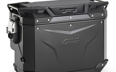 Valigia laterale Givi OBKEVS40BR Trekker Outback Evo 40 Smart Lock Destra Alluminio Nero Scantonata