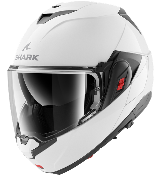 Casco modulare ribaltabile SHARK OXO WHITE A05 FLIP-BACK helmet