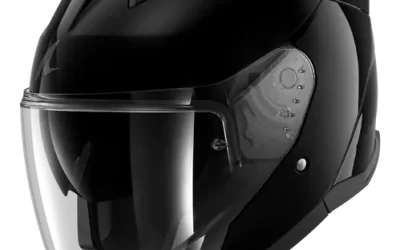 Casco SHARK Skwal 3 JET BLANK Black Gloss helmet