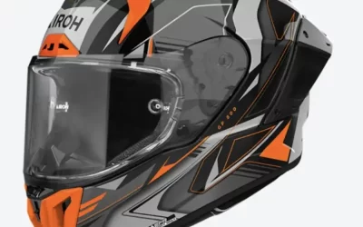 Casco Moto Integrale Airoh GP 800 Must Orange Gloss helmet casque