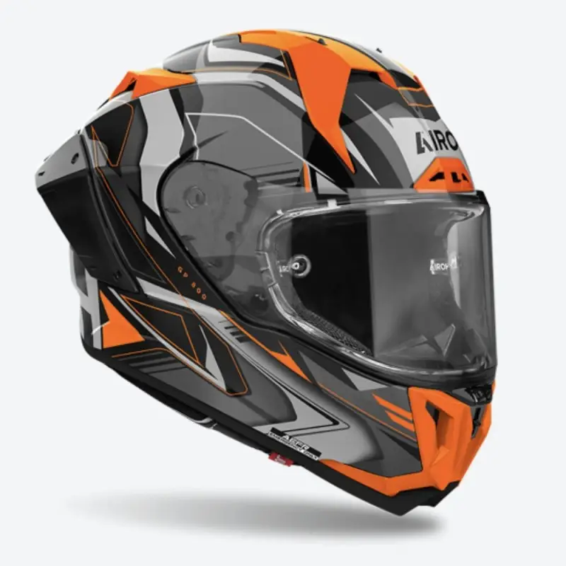 Casco Moto Integrale Airoh GP 800 Must Orange Gloss helmet casque