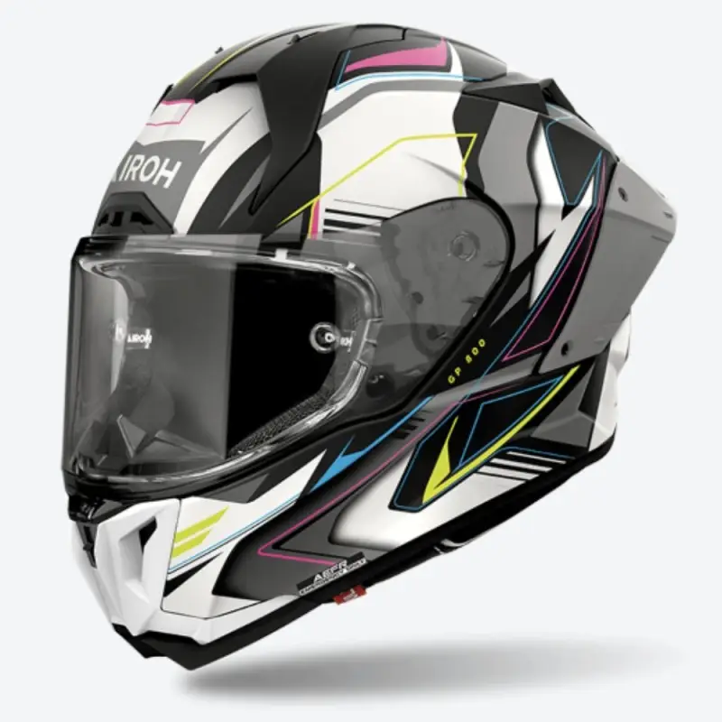 Casco Moto Integrale Airoh GP 800 Must Multicolor Matt helmet casque
