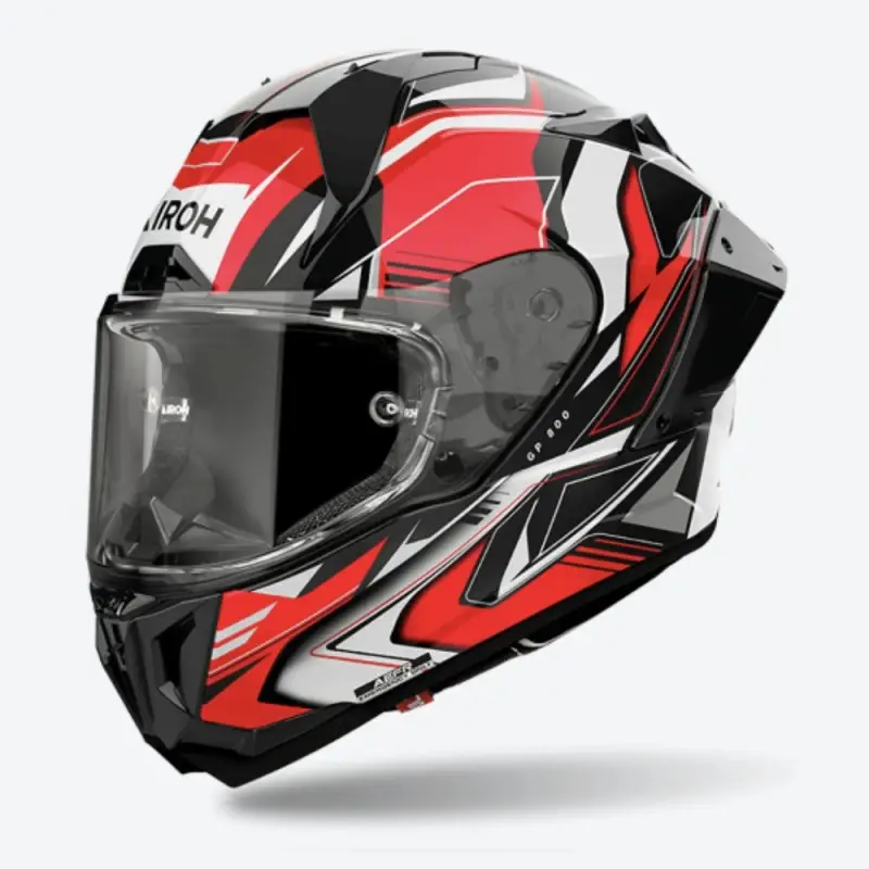 Casco Moto Integrale Airoh GP 800 Must Red Gloss helmet casque