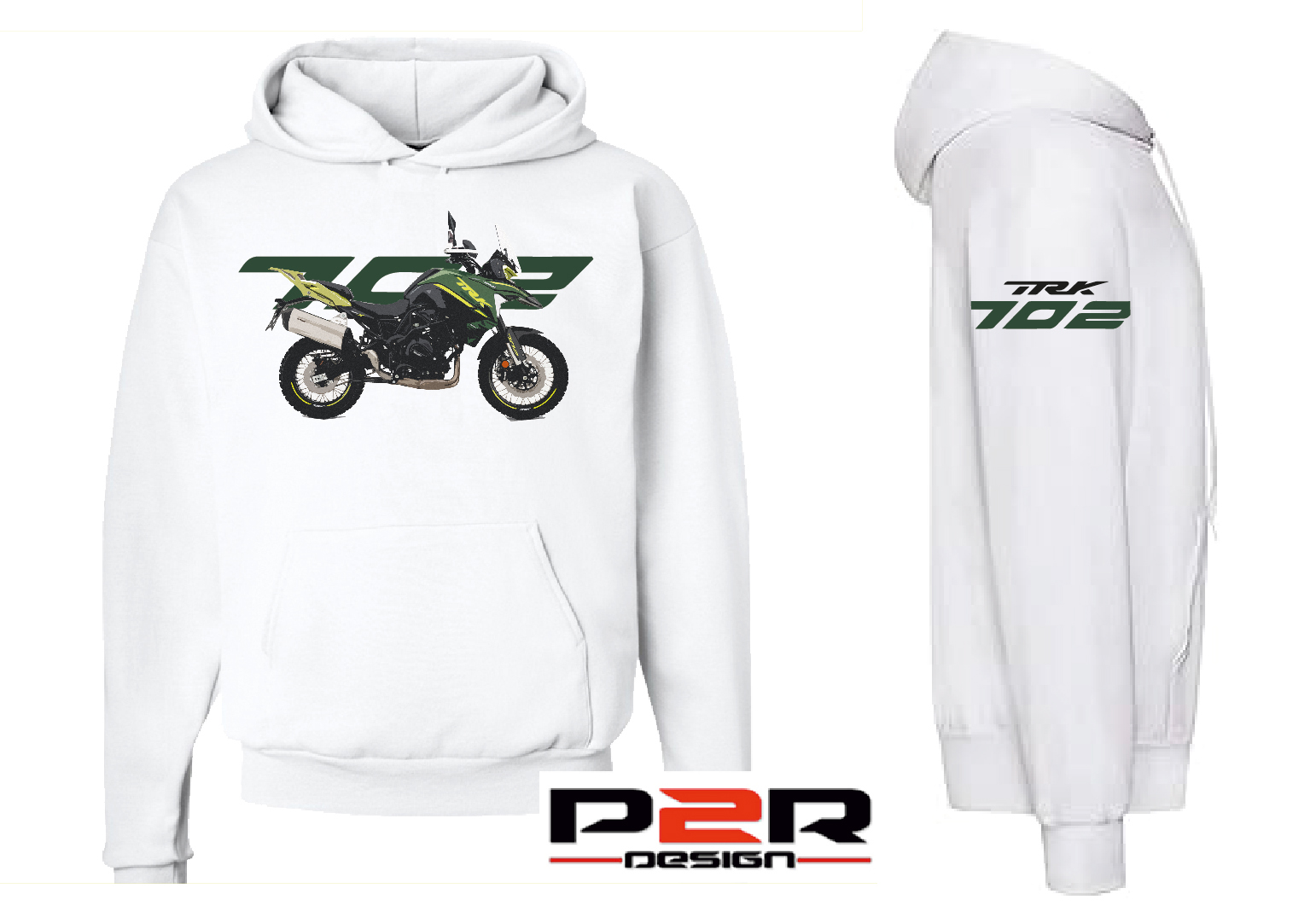 Felpa Bianca Benelli TRK 702