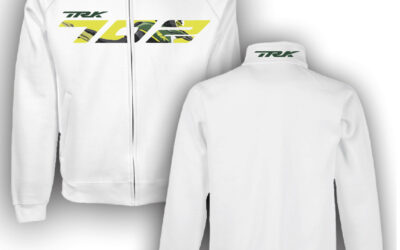 Felpa con zip bianca personalizzata Benelli TRK 702 Sweatshirt