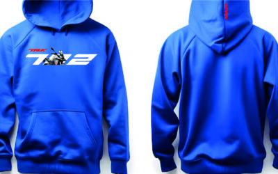 Felpa blu personalizzata Benelli TRK 702 Hoodie Sweatshirt