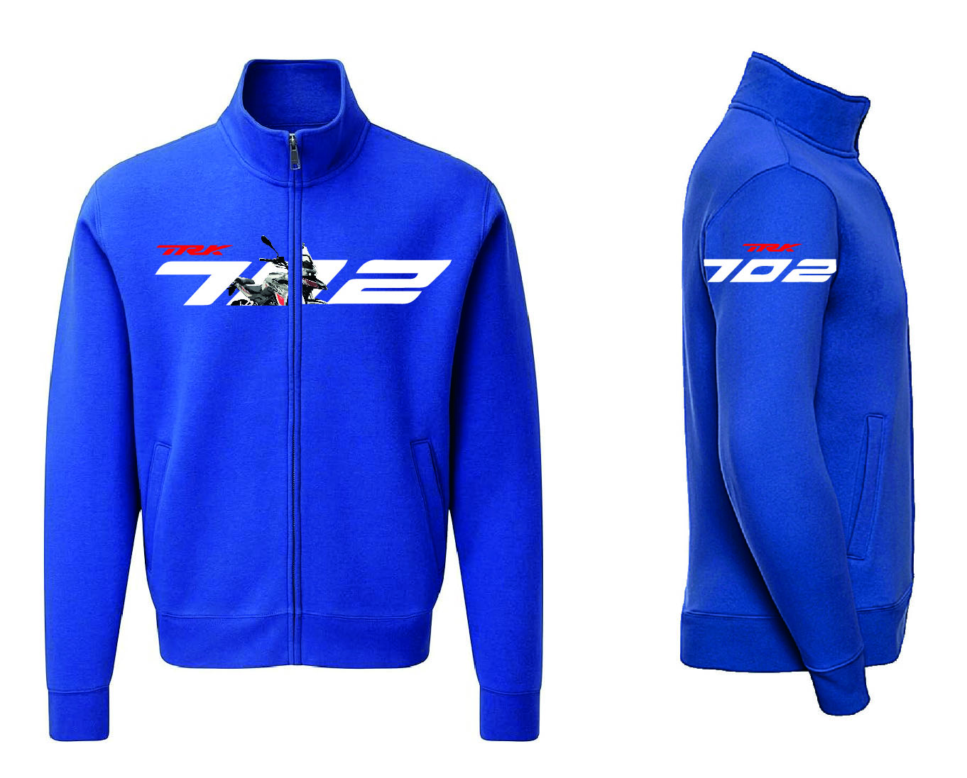 Felpa con Zip Blu Benelli TRK 702
